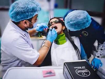 Gum surgery by electrocautery at Dentity Dental Dum Dum Cantonment