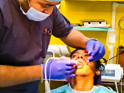 Wisdom tooth piezo surgery at Dentity Dental Dum Dum Cantonment
