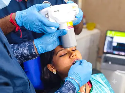 RVG / digital radiography for diagnosis at Dentity Dental Dum Dum Cantonment