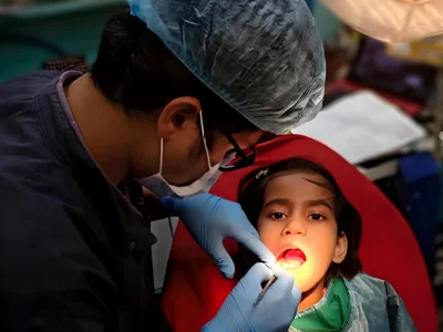 Tooth filling treatment of child patient at Dentity Dental Tollygunge Suryanagar